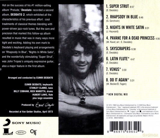Deodato: Deodato 2 (Original Columbia Jazz Classics) [CD]
