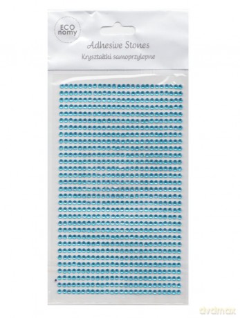 Kryształki samoprzylepne 3 mm Blue