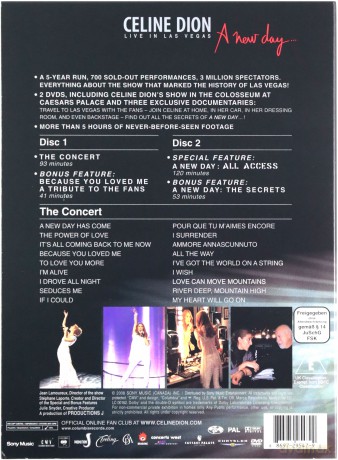 Céline Dion: Live In Las Vegas - A New Day... [2DVD]