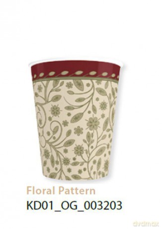Kubeczki papierowe KD 003203 Floral Pattern