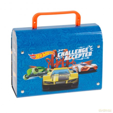 Kuferek kartonowy z rączką Hot Wheels