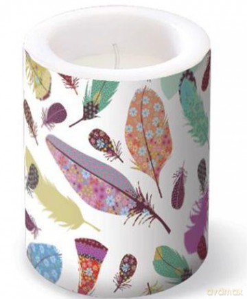 Lampion duży - Delicate Feathers