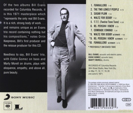 Bill Evans: The Bill Evans Album (Original Columbia Jazz Classics) [CD]