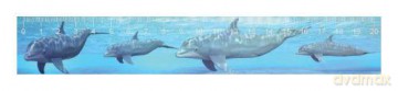 Linijka 3D 20 cm MCA18 Delfiny