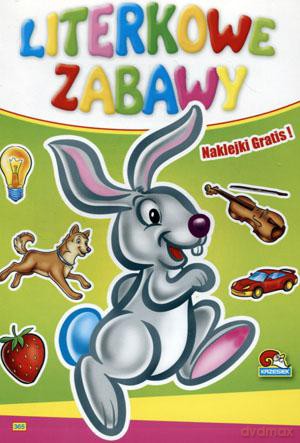 Literkowe zabawy z naklejkami [KSIĄŻKA]