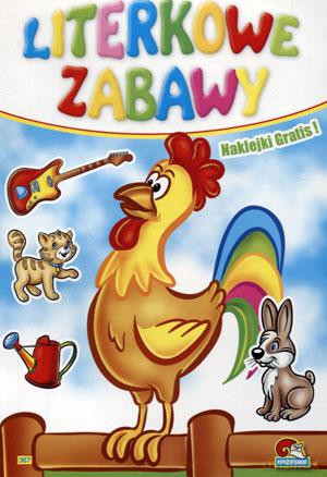 Literkowe zabawy z naklejkami [KSIĄŻKA]