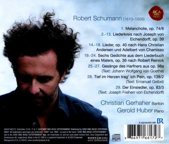 Christian Gerhaher: Schumann: Lieder [CD]