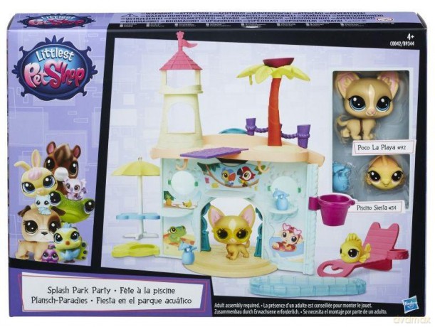 Littlest Pet Shop Zwierzakowe miejsca Park Wodny