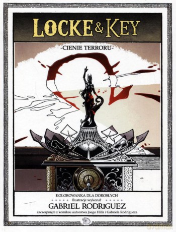 Locke & Key: Cienie terroru. Kolorowanka dla dorosłych - Gabriel Rodriguez, Joe Hill [KSIĄŻKA]