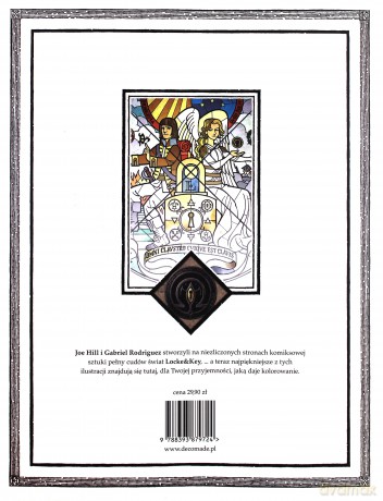 Locke & Key: Cienie terroru. Kolorowanka dla dorosłych - Gabriel Rodriguez, Joe Hill [KSIĄŻKA]