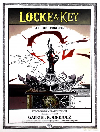 Locke & Key: Cienie terroru. Kolorowanka dla dorosłych - Gabriel Rodriguez, Joe Hill [KSIĄŻKA]