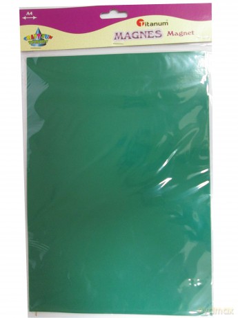 Magnes A4 zielony
