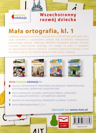 Mała ortografia Klasa 1 [KSIĄŻKA]