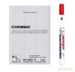 Marker do tablic Snowman czerwony