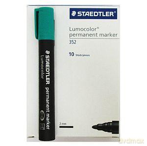 Marker Lumocolor permanentny okrągły zielony