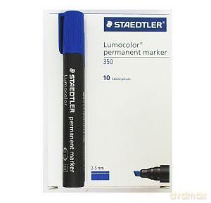 Marker Lumocolor permanentny ścięty niebieski