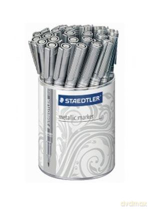 Marker metaliczny srebrny - display