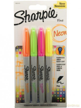 Marker neon 4 kolory Sharpie