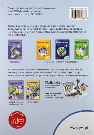Matematyka z plusem Szkoła podstawowa klasa 6 ćwiczenia cz.2/3 wersja A Geometria [KSIĄŻKA]
