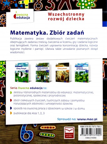 Matematyka Zbiór zadań klasa 1 [KSIĄŻKA]