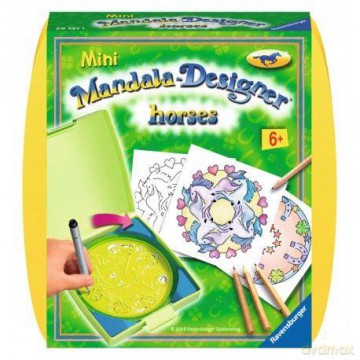 Mini Mandala zestaw do rysowania Konie