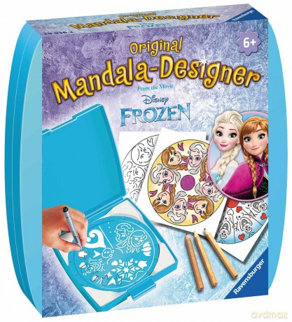 Mini Mandala zestaw do rysowania Kraina Lodu
