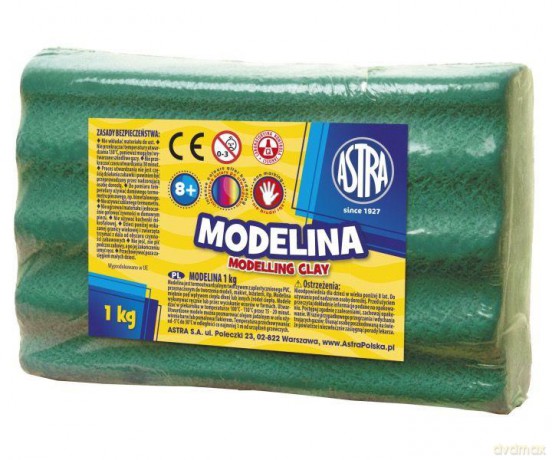 Modelina 1kg zielona