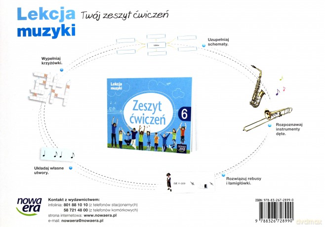 Muzyka Lekcja muzyki Szkoła podstawowa klasa 6 ćwiczenia - Grażyna Kilbach, Monika Gromek [KSIĄŻKA]