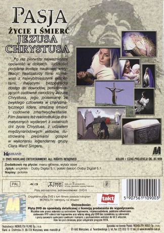 Pasja - życie i śmierć Jezusa Chrystusa [DVD]