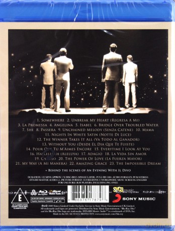 Il Divo: An Evening With Il Divo - Live in Barcelona [Blu-Ray]