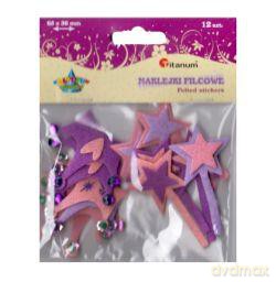 Naklejki filcowe 307477 Korony i gwiazdy