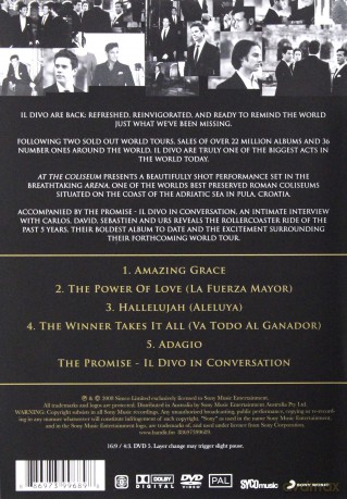 Il Divo: At The Coliseum (digipack) [DVD]
