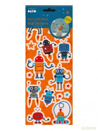 Naklejki ścienne małe Robotz