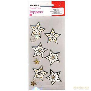 Naklejki Toppers Scrap&Deco Gwiazdki
