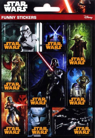 Nalepki Funny Star Wars (Gwiezdne Wojny)