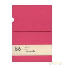 Notatnik Buco B6/112 kartek w linie Hot Pink