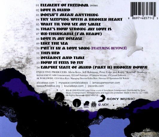 Alicia Keys: The Element Of Freedom [CD]