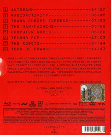 Kraftwerk: 3-D The Catalogue [Blu-Ray]+[DVD]