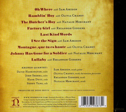 Kronos Quartet: Folk Songs [CD]