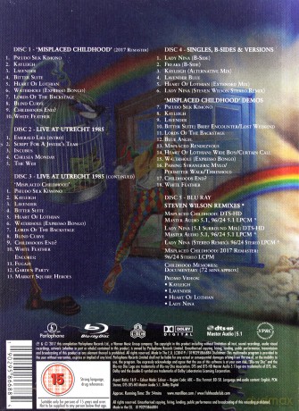 Marillion: Misplaced Childhood (Deluxe Edition) [Blu-Ray]+[4CD]