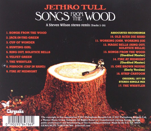 Jethro Tull: Songs From The Wood (40th Anniversary Edition, The Steven Wilson Remix) [CD]
