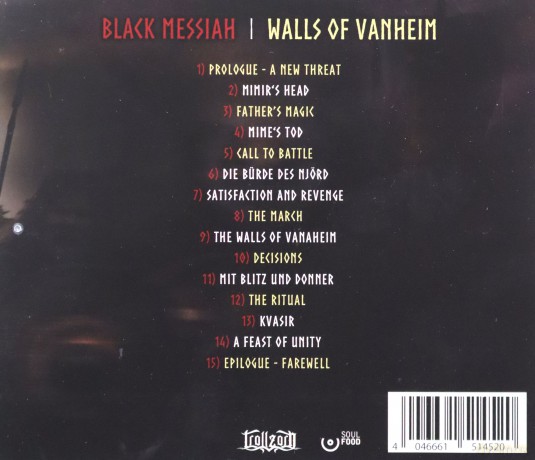 Black Messiah: Walls Of Vanaheim [CD]