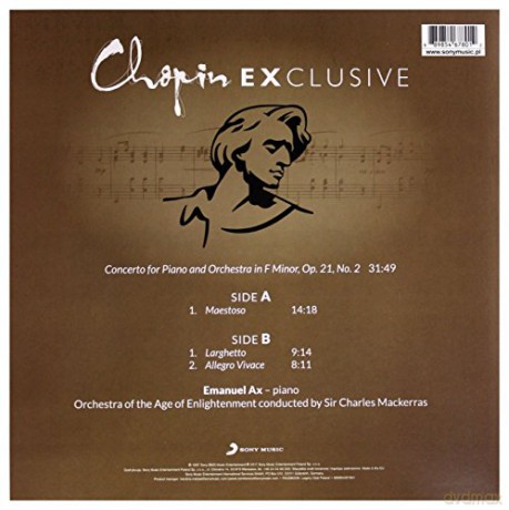 Emanuel Ax: Chopin Exclusive Piano Concerto No. 2 [Winyl]