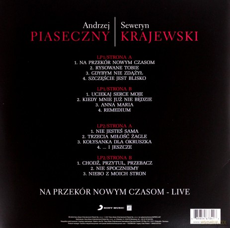 Andrzej Piaseczny: Na Przekór Nowym Czasom - Live [2xWinyl]