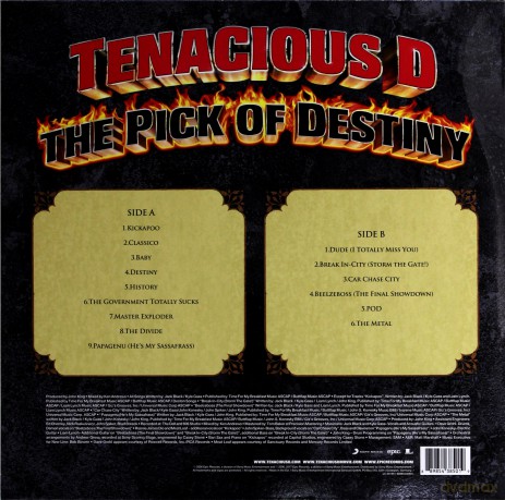 Tenacious D: The Pick Of Destiny (Deluxe) [Winyl]