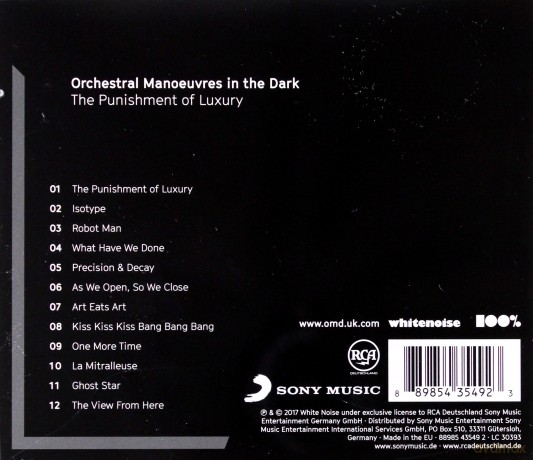 OMD: The Punishment of Luxury [CD]