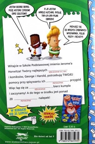 Cudacznie zaklinowane słówka i wpisywanki-spłukiwanki. Kapitan Majtas - Howie Dewin [KSIĄŻKA]