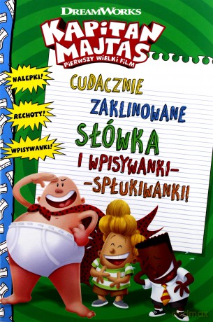 Cudacznie zaklinowane słówka i wpisywanki-spłukiwanki. Kapitan Majtas - Howie Dewin [KSIĄŻKA]