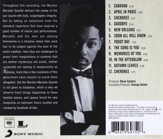 Wynton Marsalis: Marsalis Standard Time vol.1 [CD]
