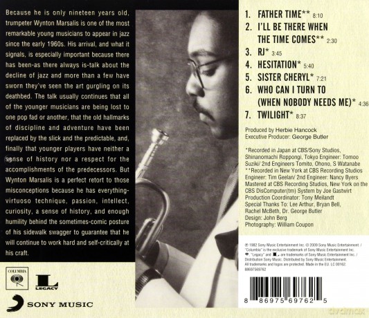 Wynton Marsalis: Wynton Marsalis [CD]
